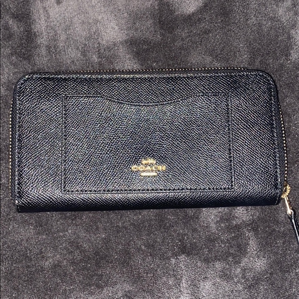 Black coach wallet